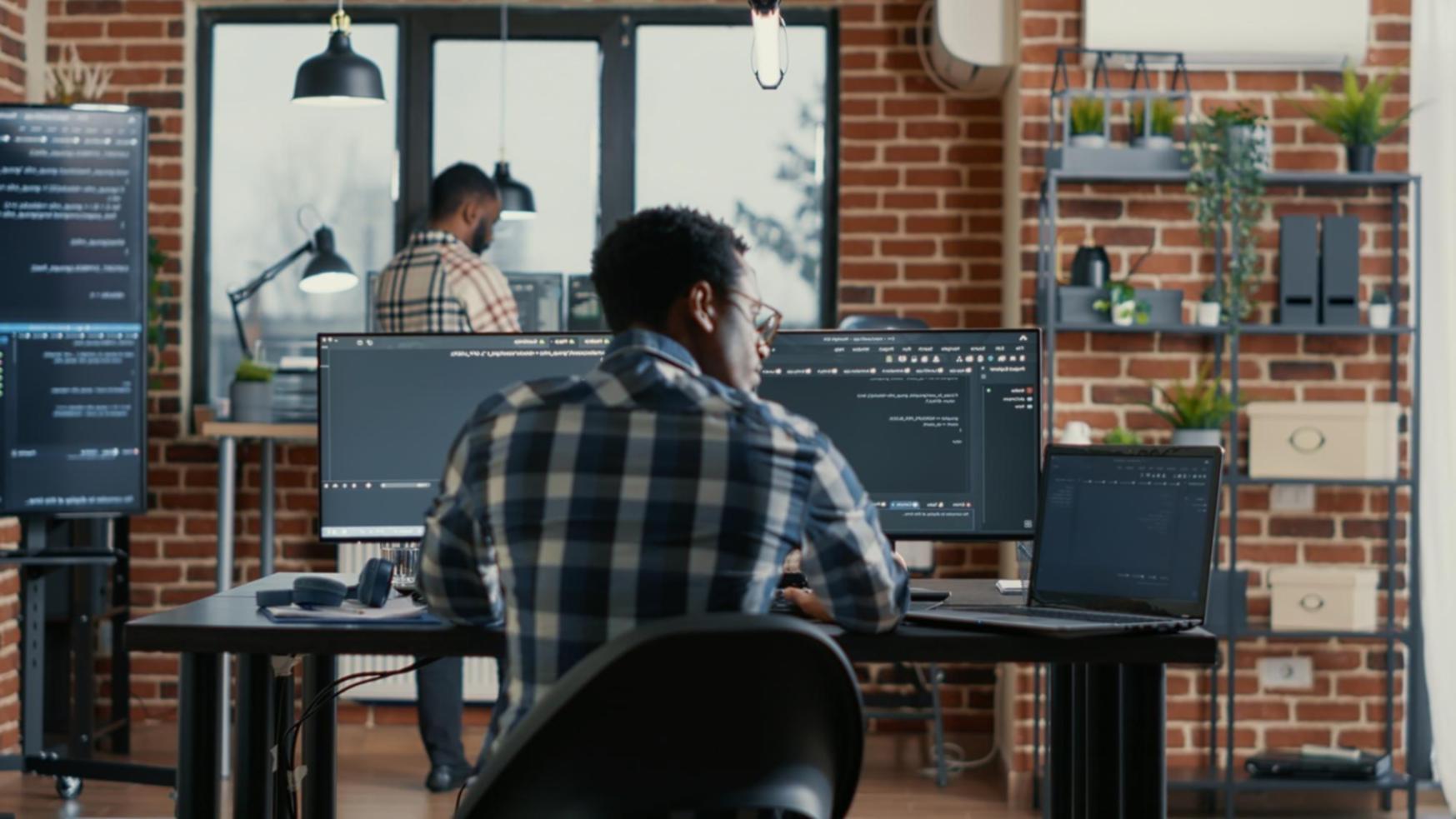Device testing array showing multiple phone models